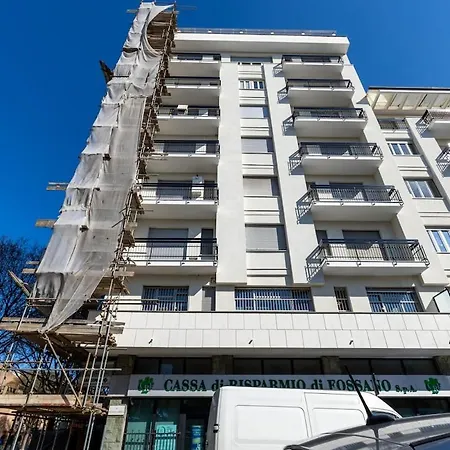 公寓 Casa Marina Trilocale Panoramico Vicino Metro 都灵